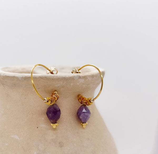 Elise Tsikis Paris Boucles D'oreilles Mala