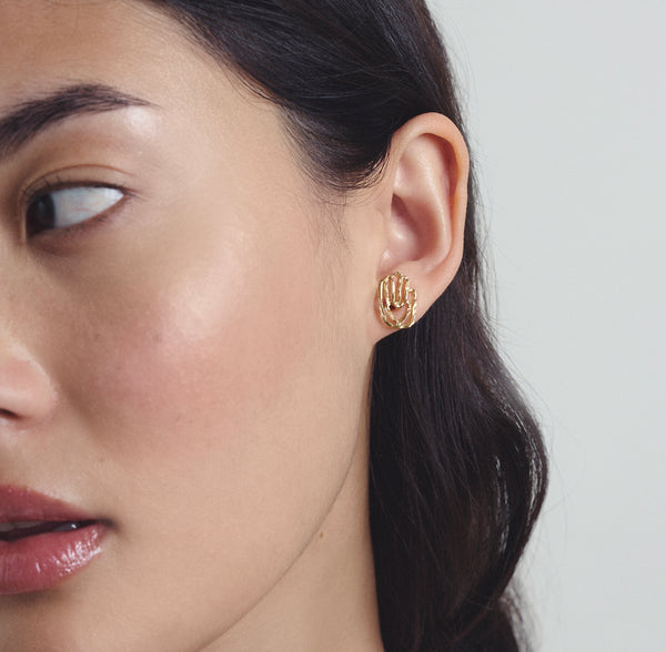 Elise Tsikis Paris Boucles D'oreilles Mano - Archive