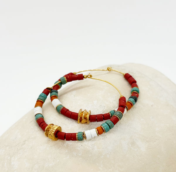 Elise Tsikis Paris Boucles D'oreilles Massey
