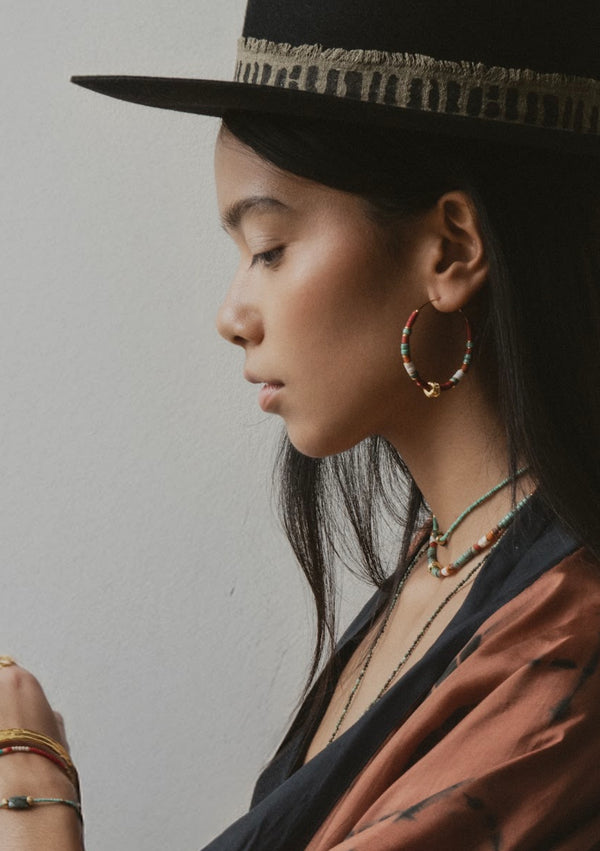 Elise Tsikis Paris Boucles D'oreilles Massey