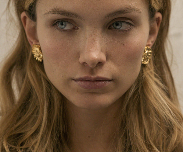 Elise Tsikis Paris Boucles D'oreilles Melonne Gold
