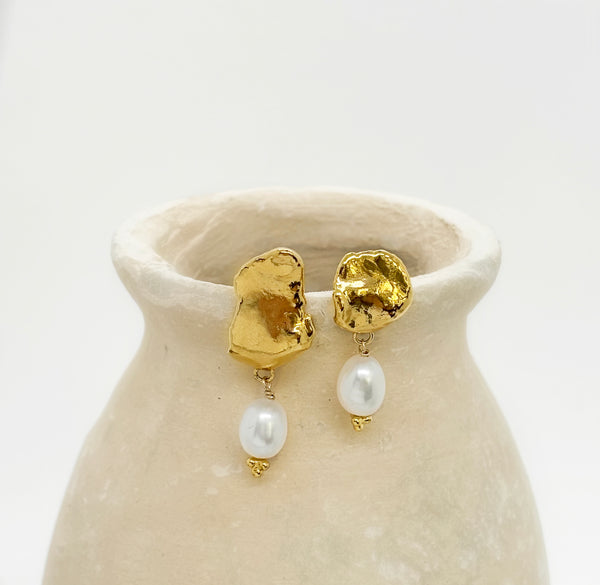 Elise Tsikis Paris Boucles D'oreilles Metochi