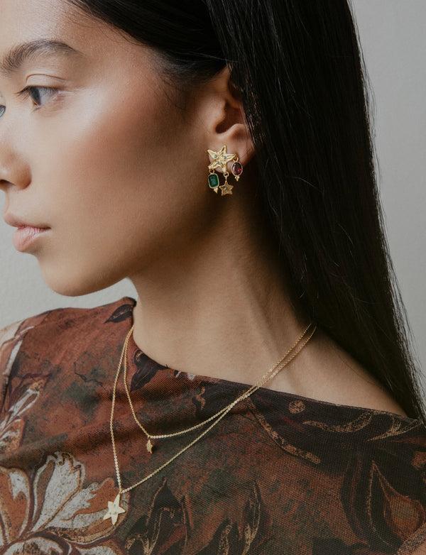 Elise Tsikis Paris Boucles D'oreilles Midland