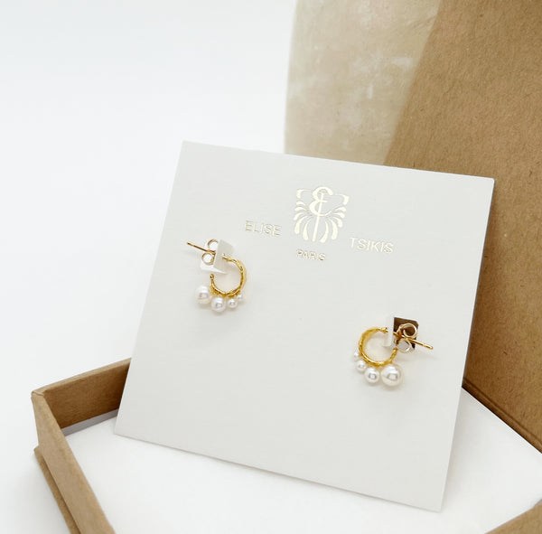 Elise Tsikis Paris Boucles D'oreilles Myrine