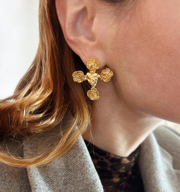 Elise Tsikis Paris Boucles D'oreilles Olys - Archive