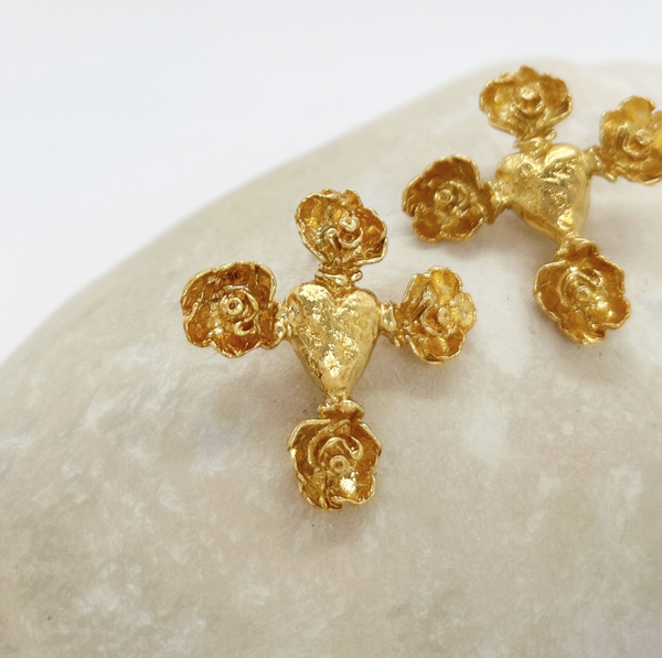 Elise Tsikis Paris Boucles D'oreilles Olys - Archive