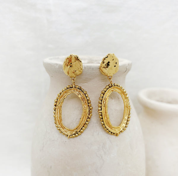 Elise Tsikis Paris Boucles D'oreilles Oria