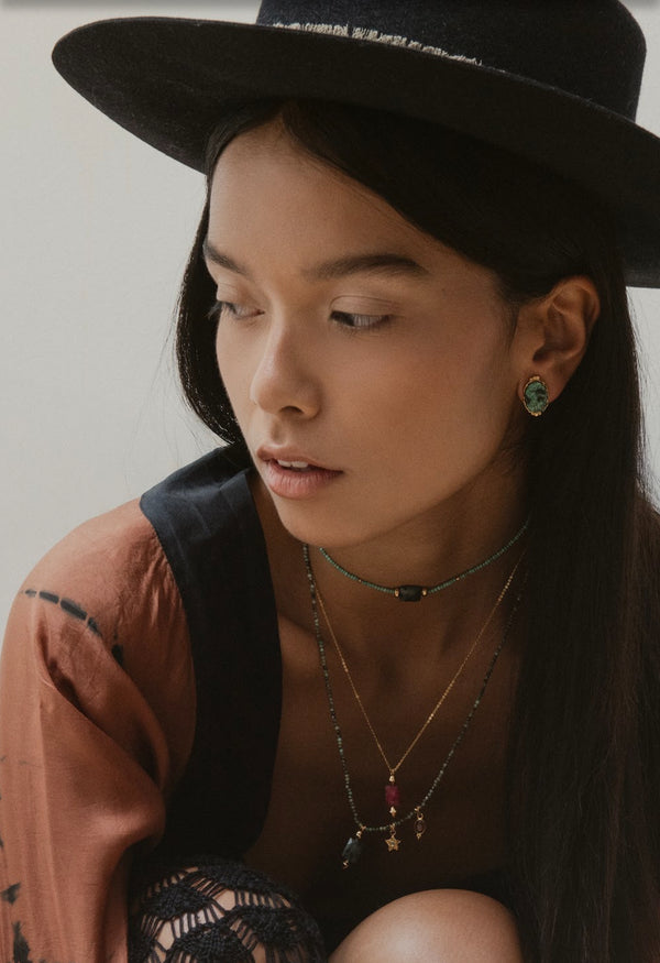 Elise Tsikis Paris Boucles D'oreilles Panagia