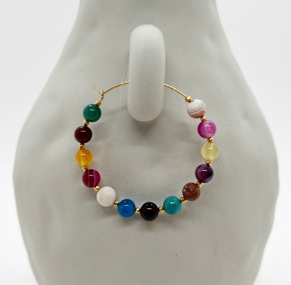 Elise Tsikis Paris Boucles D'oreilles Quarra