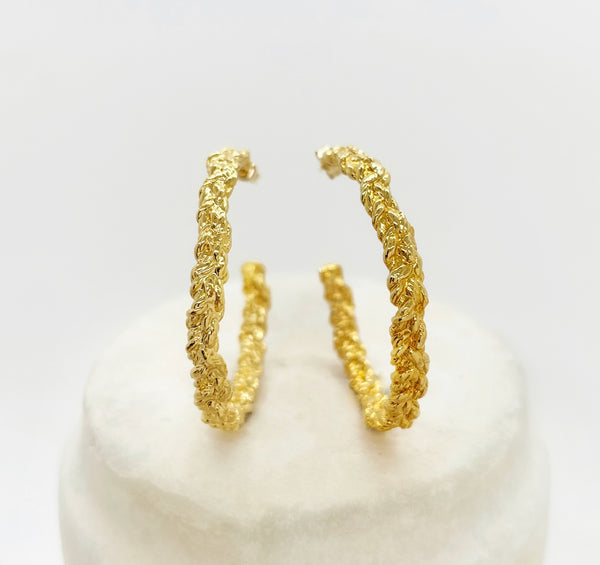 Elise Tsikis Paris Boucles D'oreilles Santa Medium