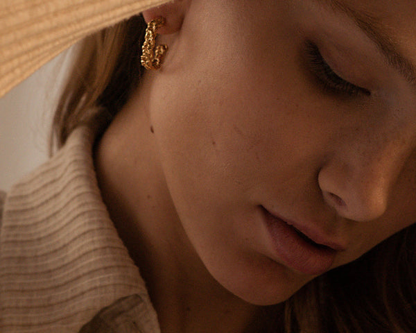 Elise Tsikis Paris Boucles D'oreilles Santa Small