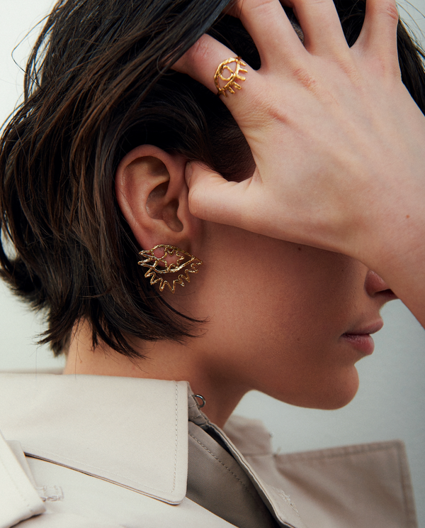 Elise Tsikis Paris Boucles D'oreilles Santeria