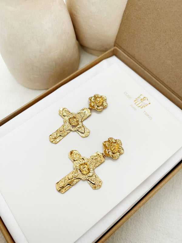 Elise Tsikis Paris Boucles D'oreilles Sian