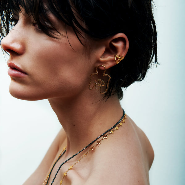 Elise Tsikis Paris Boucles D'oreilles Silveta