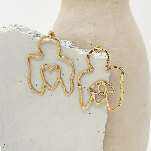 Elise Tsikis Paris Boucles D'oreilles Silveta