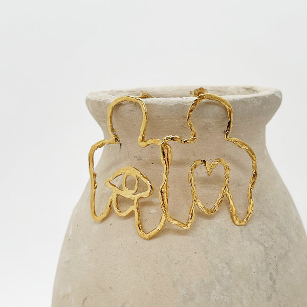 elise tsikis paris Boucles d'oreilles Silveta