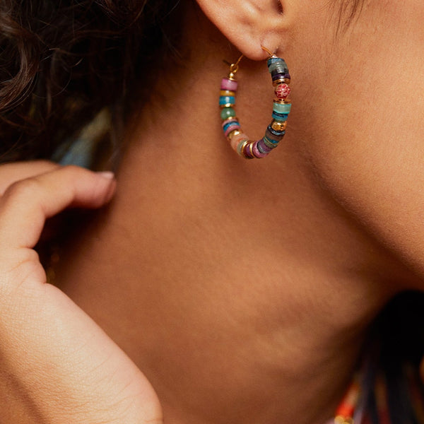 Elise Tsikis Paris Boucles D'oreilles Teglia