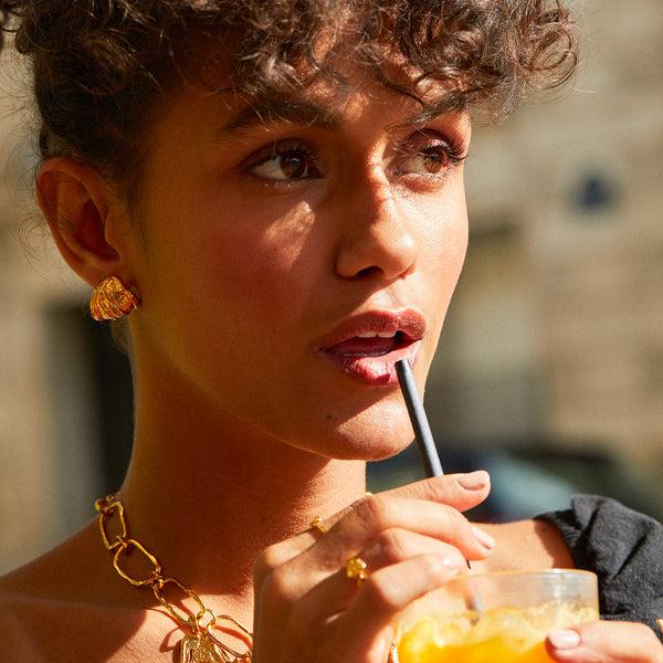 Elise Tsikis Paris Boucles D'oreilles Vasto