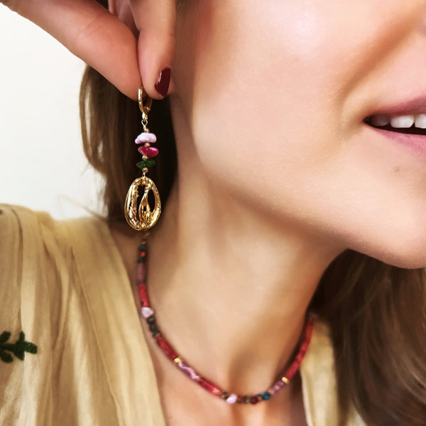 Elise Tsikis Paris Boucles D'oreilles Zafir