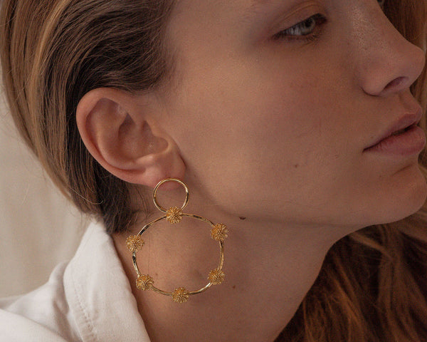 Elise Tsikis Paris Boucles Marguerite Large