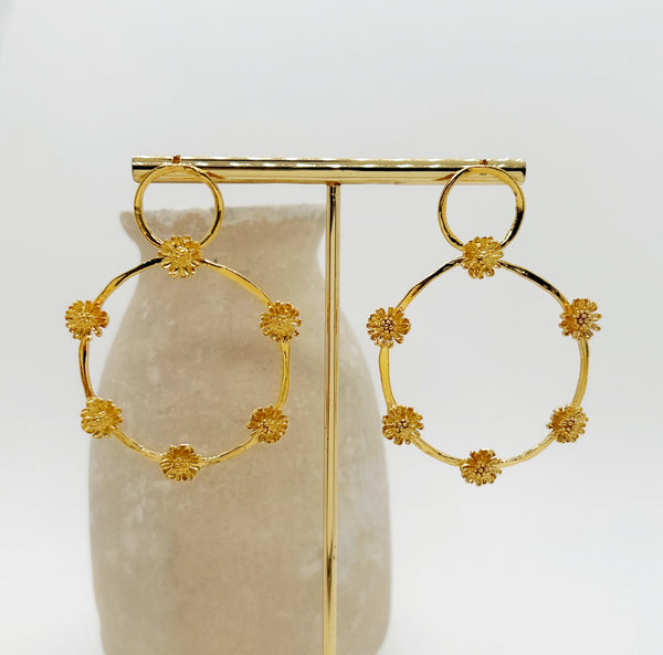 elise tsikis paris Boucles Marguerite Large