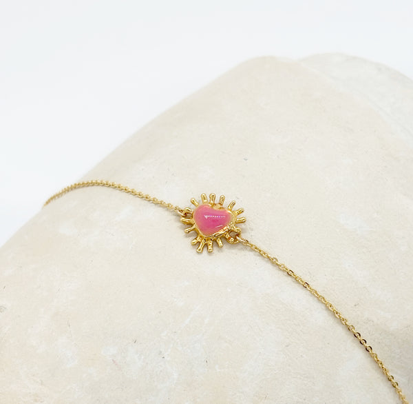 Elise Tsikis Paris Bracelet Uman Octobre Rose