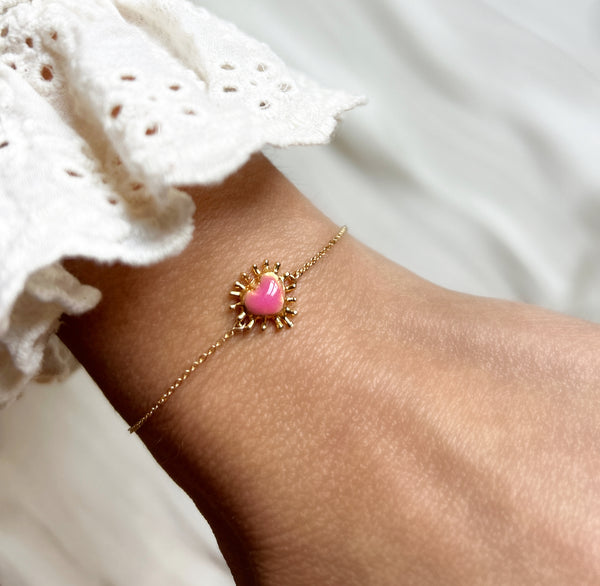 elise tsikis paris Bracelet Uman Octobre Rose