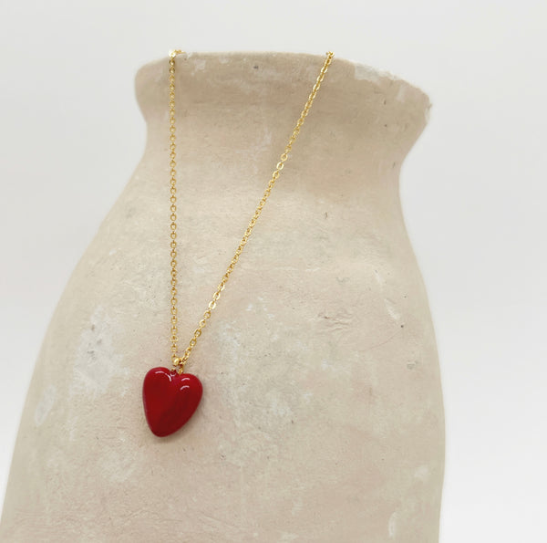 Elise Tsikis Paris Collier Hory Red