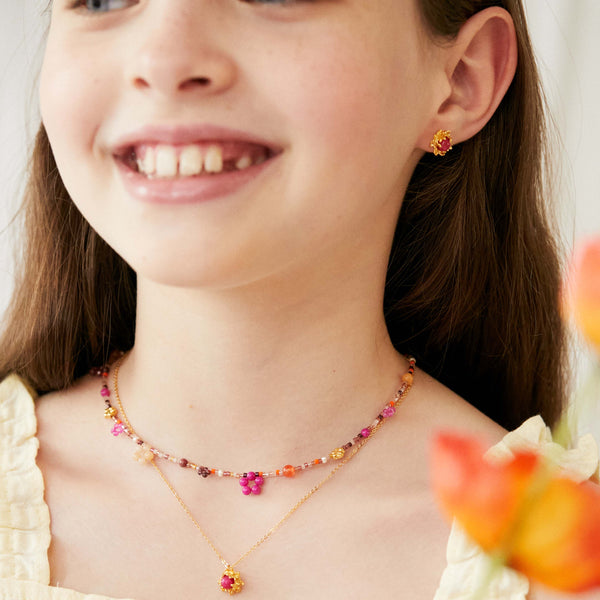 Elise Tsikis Paris Collier Pivoine