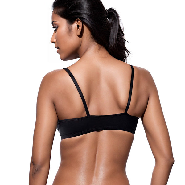 Elita Bralette Triangle En Coton Doux Pour Femme - Sans Armatures