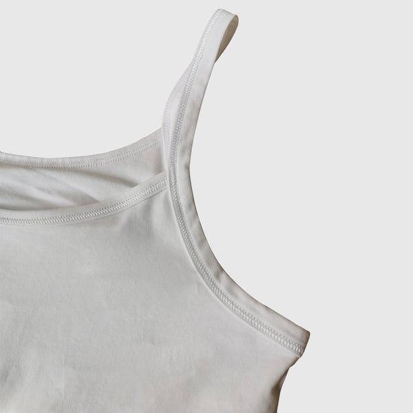 Elita Camisole à Fines Bretelles En Coton Pour Femme Avec Soutien-gorge Intégré