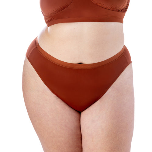 elita Culotte ample en microfibre à jambe échancrée Plus pour femme
