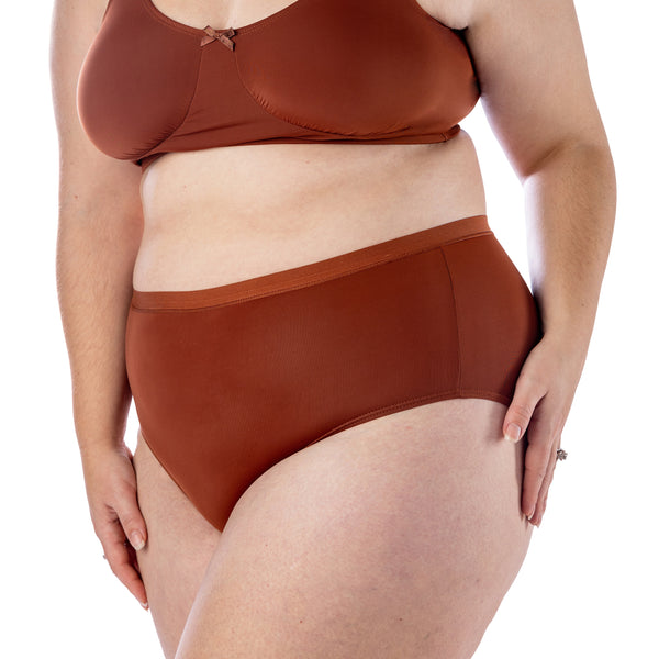 elita Culotte complète en microfibre grande taille pour femme