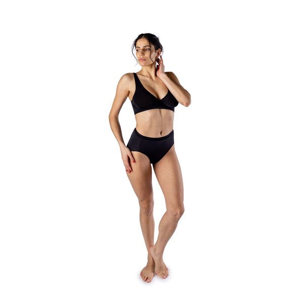 Elita Culotte Haute En Microfibre 'Silk Magic' Pour Femme Avec Couverture Complète