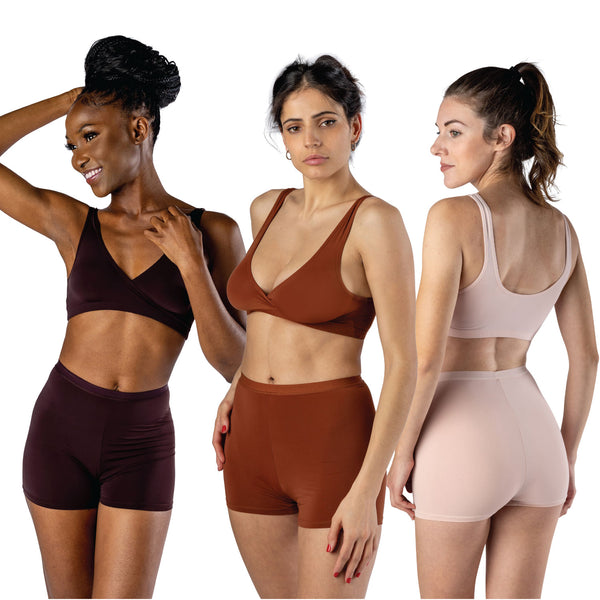 elita 3 Pack - Woman's 'Silk Magic' Boy Short