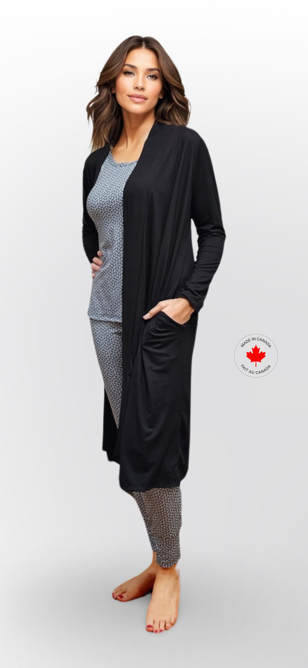 Elita Robe Longue Ouverte Sur Le Devant Pour Femme