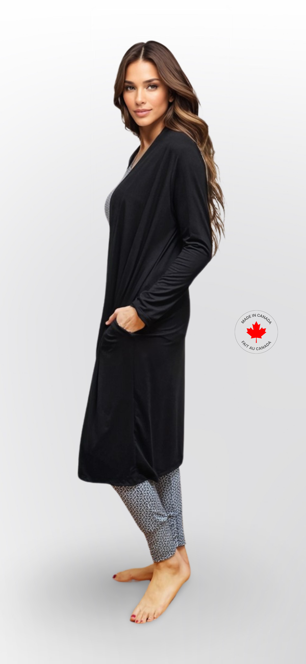 Elita Robe Longue Ouverte Sur Le Devant Pour Femme