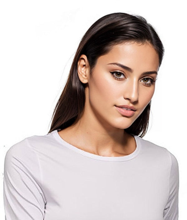 Elita Haut à Manches Longues En Microfibre Pour Femme