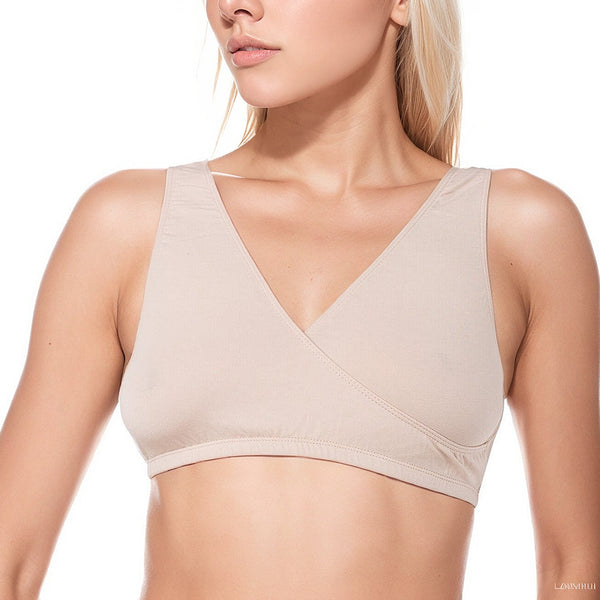 elita Soutien-gorge Croisé En Coton Doux Pour Femme