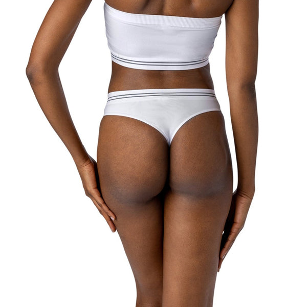 Elita String Taille Moyenne Sans Couture Signature Pour Femme