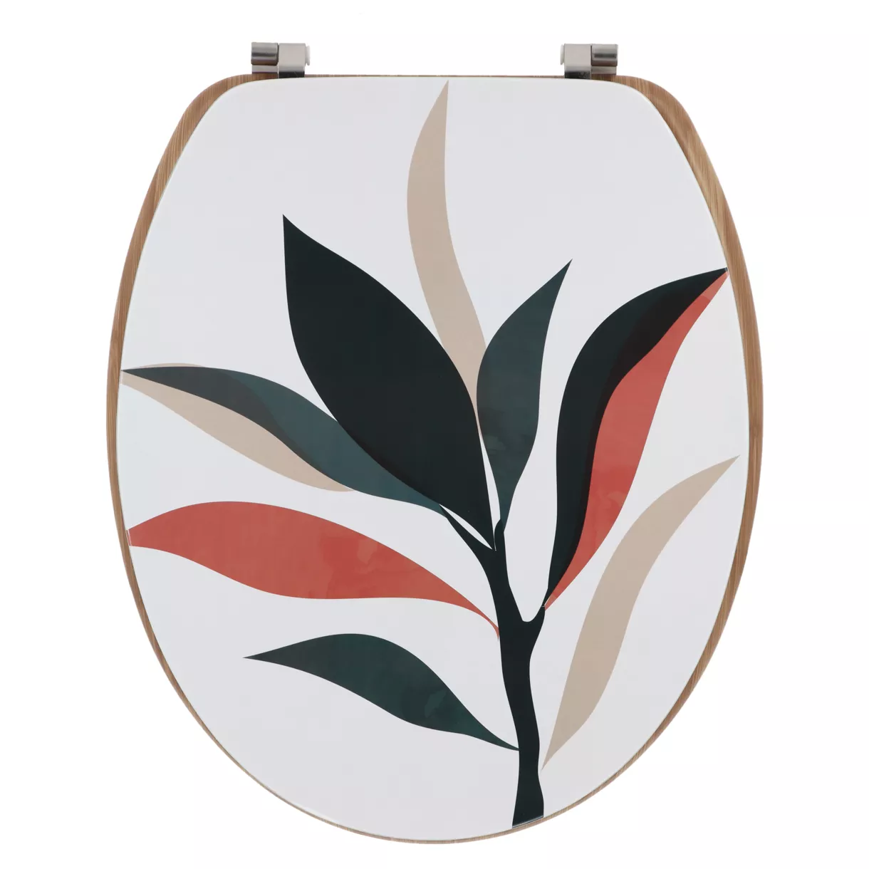 eminza Abattant WC 18 pouces MDF Bucolique Multicolore