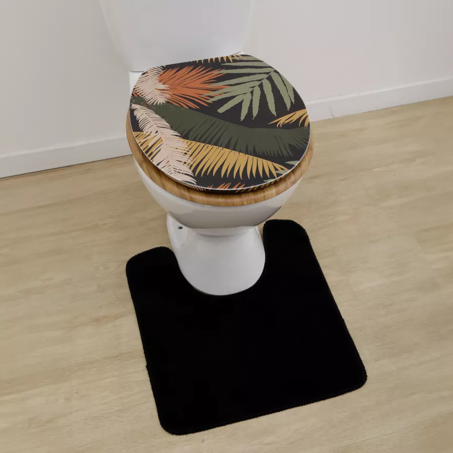 Eminza Abattant WC 18 Pouces MDF Exotic Garden Multicolore