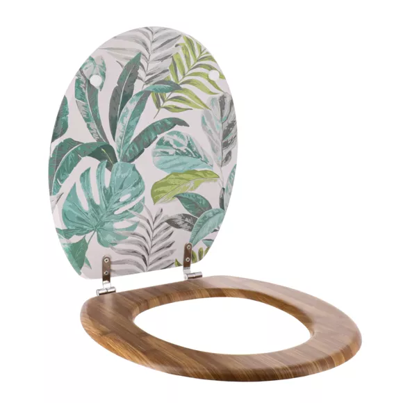 Eminza Abattant WC 18 Pouces MDF Jardin D'hiver Vert