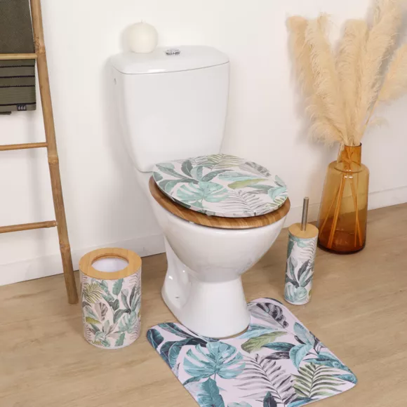 Eminza Abattant WC 18 Pouces MDF Jardin D'hiver Vert
