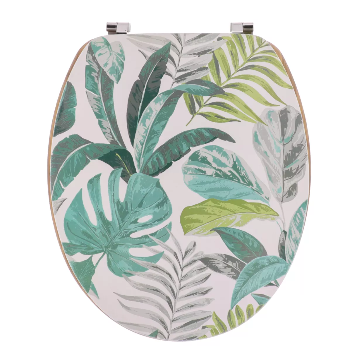 eminza Abattant WC 18 pouces MDF Jardin d'hiver Vert