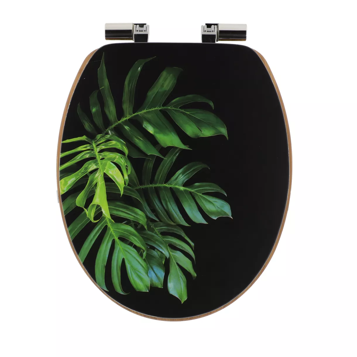 eminza Abattant WC frein de chute 18 pouces MDF Green Addict Vert