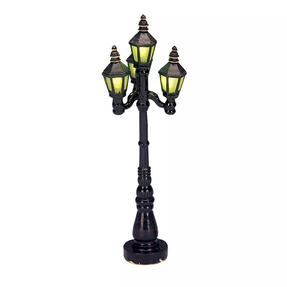 eminza Accessoire Lemax ancien (H11 cm) Lampadaire illuminé Anglais
