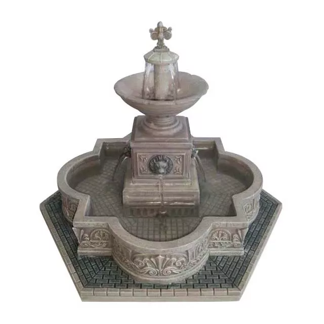 eminza Accessoire Lemax (H20 cm) Fontaine d'eau modulaire Plaza