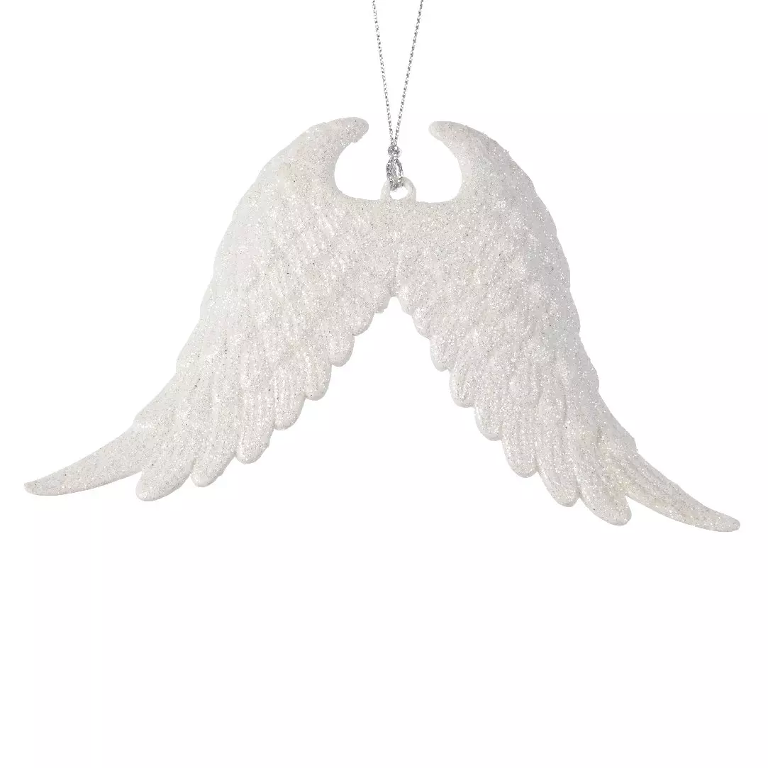eminza Ailes d'ange à suspendre (H14 cm) Baptistin Blanc