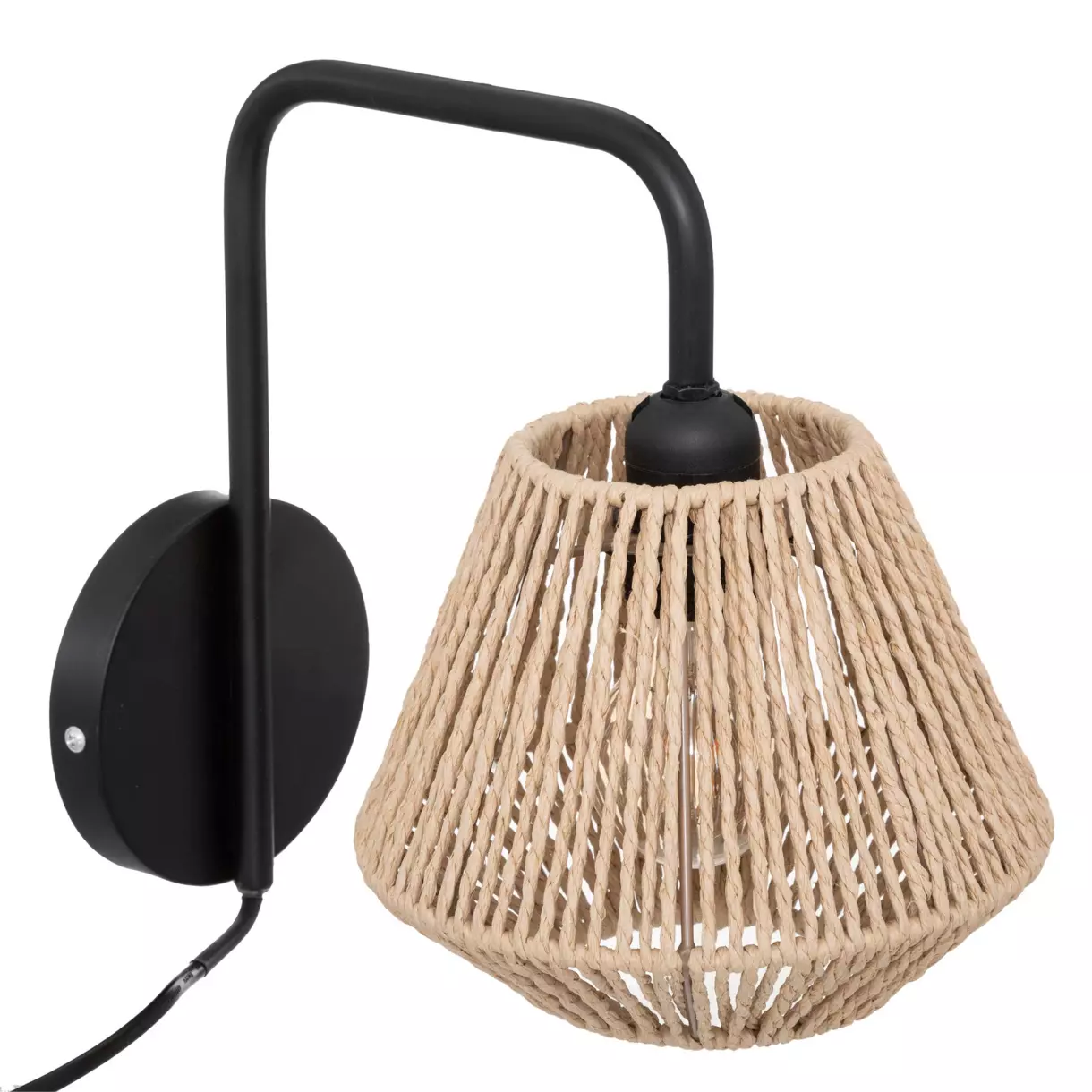 eminza Applique murale en corde (H25 cm) Jily Naturel